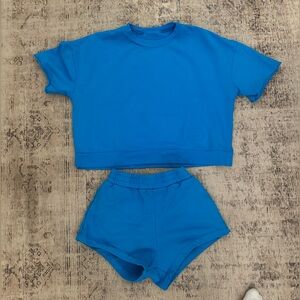 Daily Drills Blue short set size XS